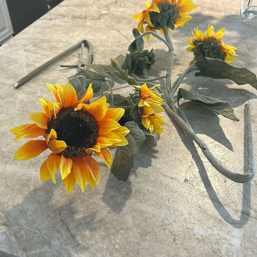 Faux Sunflower Sprays